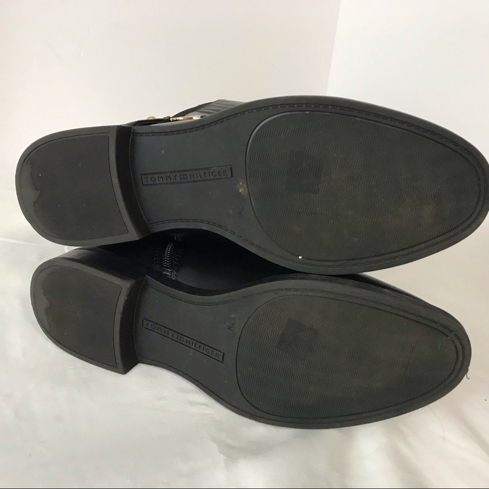 Tommy Hilfiger Tall Riding Boots Size 7 Black - Picture 7 of 8